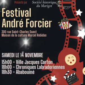 SAMEDI 14 NOVEMBRE 2026 – FESTIVAL ANDRE FORCIER