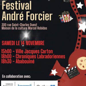 SAMEDI 14 NOVEMBRE 2026 – FESTIVAL ANDRE FORCIER