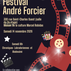 SAMEDI 14 NOVEMBRE 2026 – FESTIVAL ANDRE FORCIER